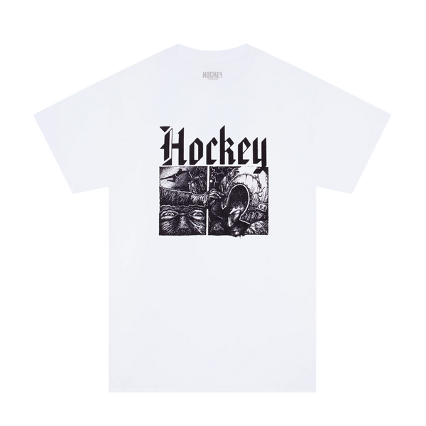 Hockey Skateboards Middle Earth Tee White