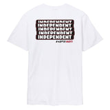 Independent T-Shirt F'N Hot Bar Repeat White