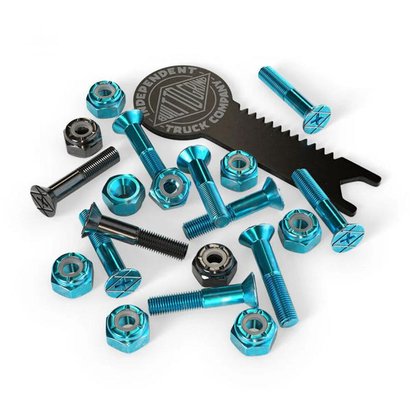 Independent Bolts Phillips Black Blue 1 IN