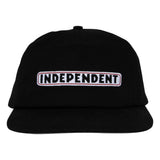 Independent Cap Bar Logo Black O/S