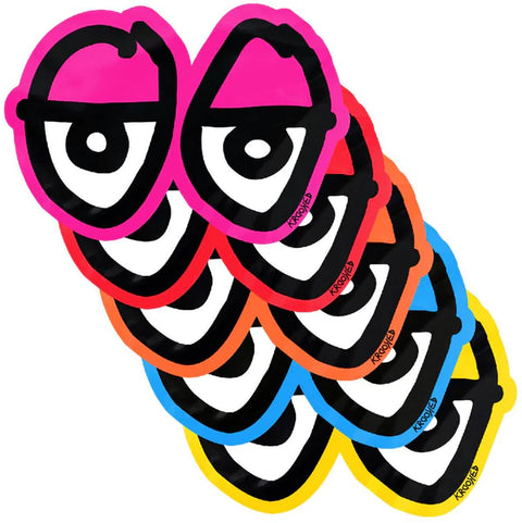 Krooked Skateboards Eyes Diecut Sticker M