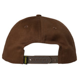 Krooked Skateboards Sweatpants Redux Snapback Brown