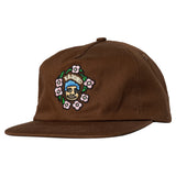 Krooked Skateboards Sweatpants Redux Snapback Brown