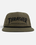 Thrasher Cap Thrasher Rope Snapback Olive/Black