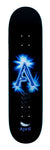 April Skateboards A Logo Black/Blue 8.5"