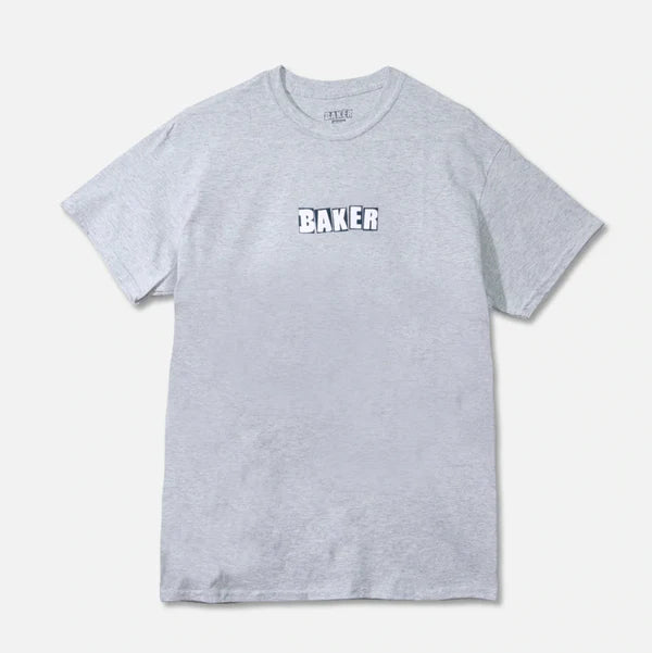 Baker Skateboards Brand Logo Tee Athletic Heather