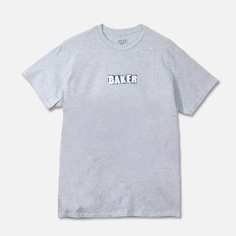 Baker Skateboards Brand Logo Tee Athletic Heather