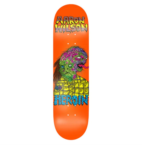 Heroin Skateboards Aaron Wilson Face Melter 8.5"