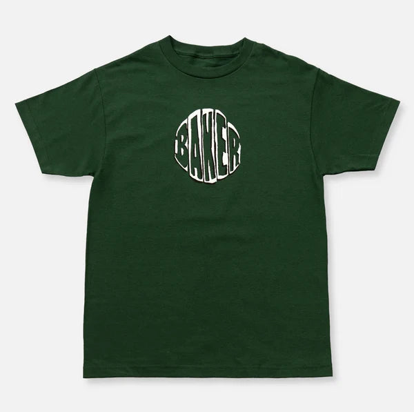 Baker Skateboards Circle Tee Forest Green