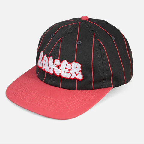Baker Skateboards Bubble Pin Snapback Black/Red