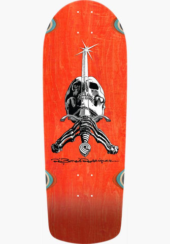 Powell Peralta OG Ray Rodriguez Snub Nose Skull & Sword orange stain 10