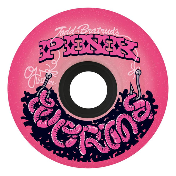 OJ Wheels Pink Worms Super Juice Soft 78a Pink 60mm