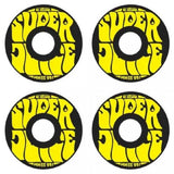 OJ Wheels Soft Super Juice Black With Yellow Graphic 78a 60mm