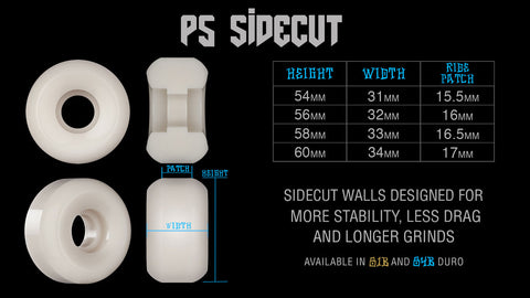 Bones Wheels SPF Pool Sharknado P5 Sidecut 84B 54MM