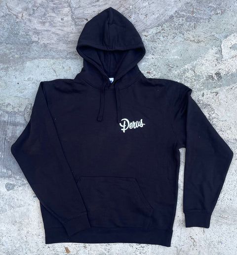 Perus Smoking Monkey Hoody Black
