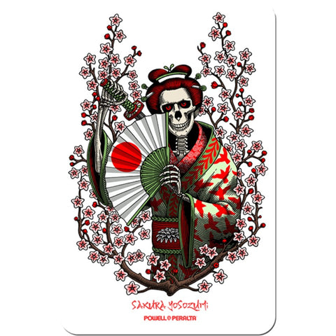 Powell Peralta Sakura Yosozumi Samurai Sticker