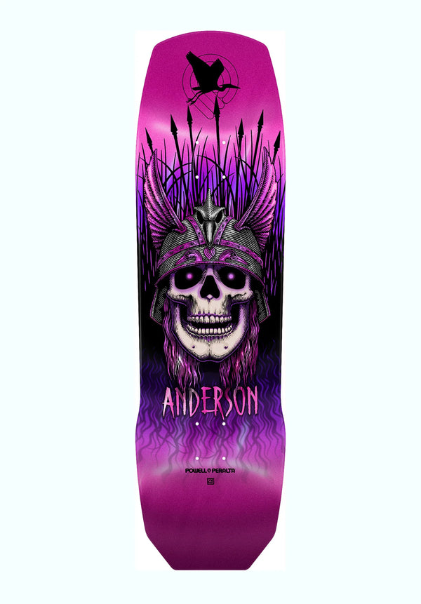 Powell Peralta Andy Anderson Heron Skull Purple 9.13