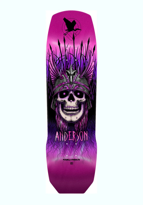 Powell Peralta Andy Anderson Heron Skull Purple 9.13