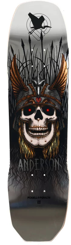 Powell Peralta Andy Anderson Heron Skull Silver 8.45