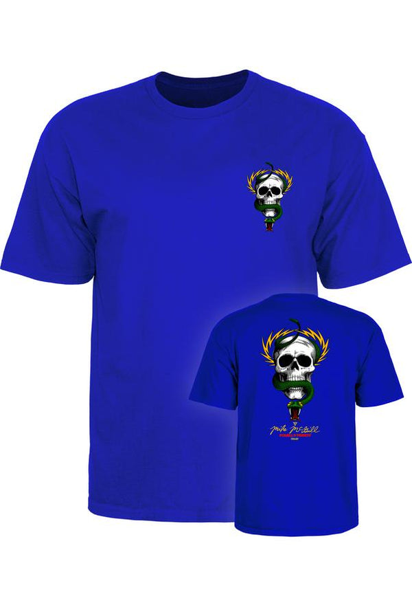 Powell Peralta Mc Gill Skull & Snake  T-Shirts royalblue