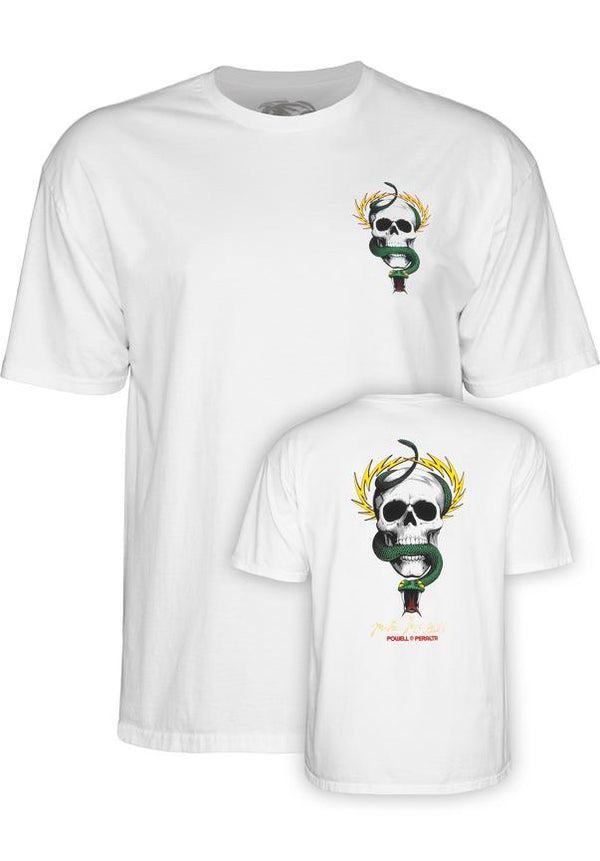 Powell Peralta Mc Gill Skull & Snake  T-Shirts White