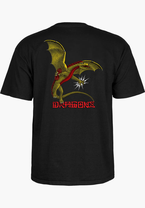 Powell Peralta T-Shirt Dragons Logo Black