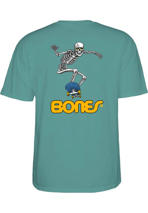 Powell Peralta T-Shirt Skateboard Skeleton II Aquatic