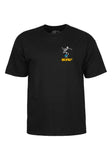 Powell Peralta T-Shirt Skateboard Skeleton II Black