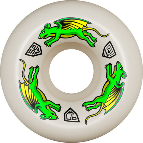 Powell Peralta  Wheels Dragon Formula Nano Rats V5 97A 52mm x 30mm