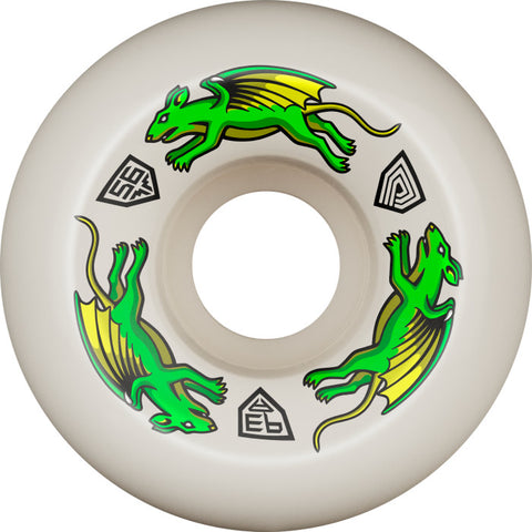Powell Peralta  Wheels Dragon Formula Nano Rats A2 93A 56mm x 39mm