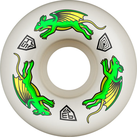 Powell Peralta  Wheels Dragon Formula Nano Rats V4 93A 52mm x 34mm
