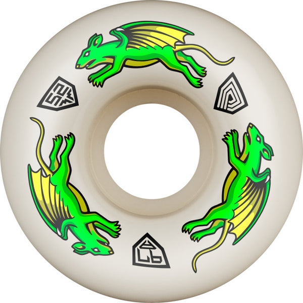 Powell Peralta  Wheels Dragon Formula Nano Rats V4 97A 52mm x 34mm