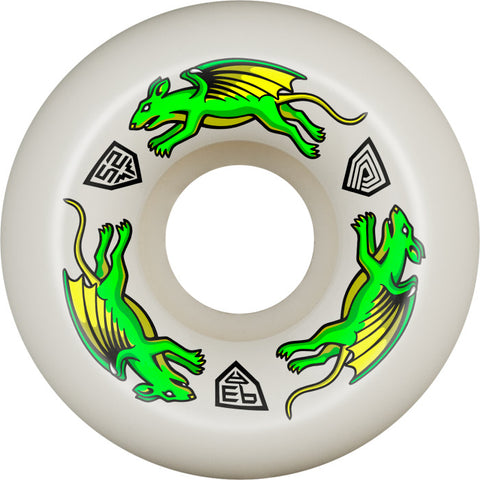 Powell Peralta  Wheels Dragon Formula Nano Rats V5 93A 52mm x 30mm