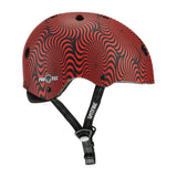 Pro-Tec Helmet X Spitfire Low Pro Red Swirl