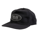 Real Snapback Cap Oval Black