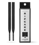 RIPCARE Premium Shoelaces Black 130cm