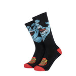 Santa Cruz Socks Screaming Hand Sock Black 42-45 EU