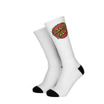 Santa Cruz Socks Classic Dot Sock (2 Pack) White & Black 42-45 EU