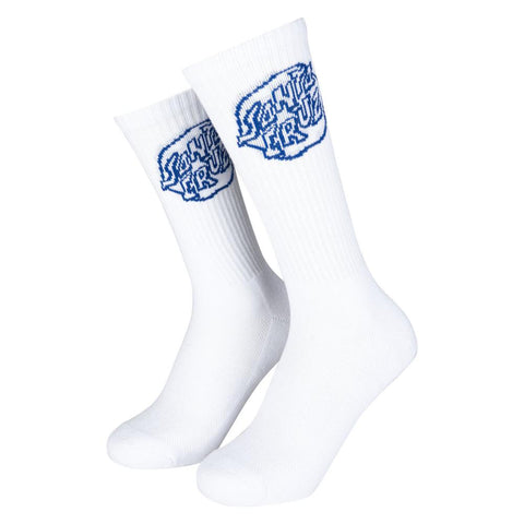 Santa Cruz Socks Fever Dream Dot White 42-45 EU