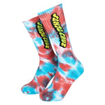 Santa Cruz Socks Comic Strip Trip Out Tie Dye 42-45 EU