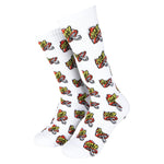 Santa Cruz Socks Toadstool Dot White 42-45 EU