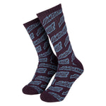 Santa Cruz Socks Creep Repeat Blackcurrant 42-45 EU