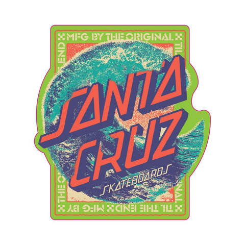 Sticker Santa Cruz Classic Dot 6 – Autocollant Skateboard