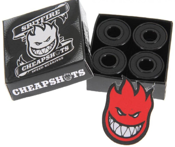 Spitfire Bearings Cheapshots Black
