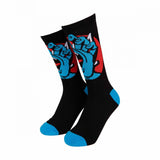 Santa Cruz Socks Hand Dot Socks (2 Pack) Black & White