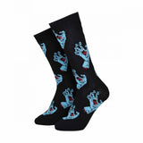 Santa Cruz Socks Multi Hand Sock (2 Pack) White & Black