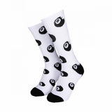 Santa Cruz Socks Winkowski Eight Ballr (2pk) White & Black