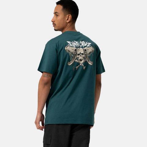 Santa Cruz T-Shirt Pace Torch Bones Deep Sea