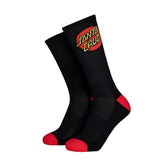 Santa Cruz Youth Socks Classic Dot Socks (2 Pack) White & Black