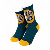 Santa Cruz Youth Socks Ovrsz Other Dot (2 Pack) Green & Yellow